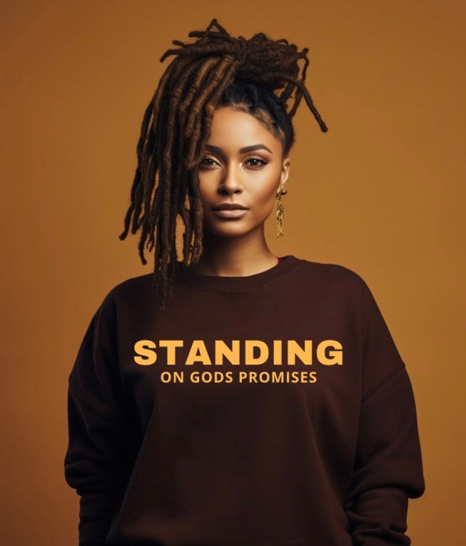 Standing on Gods Promises Crew neck